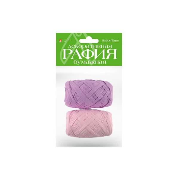 Рафия бумажная декоративная 10м/2цв "Комбинация 10" 2-766/10 Hobby Time