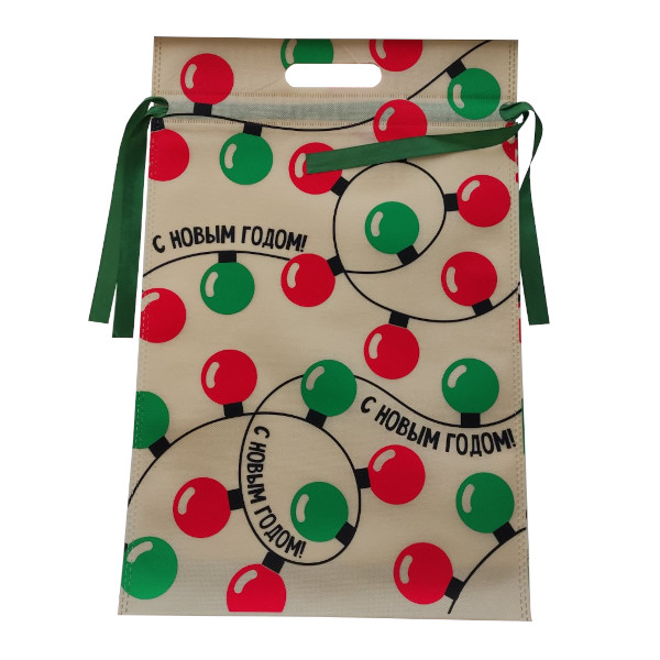 Мешочек 30*45см "Гирлянда" неткан. 90577 Феникс-Презент.