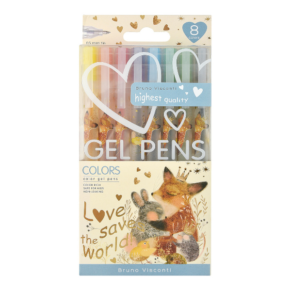 Набор гелевых ручек Workmate 10шт/10цв, 0,7мм 15-0931