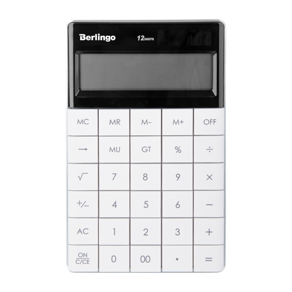 Калькулятор Berlingo "Power TX" (белый) настольный 12р CIW_100