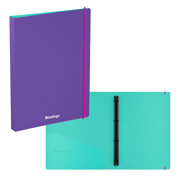 Папка 2 кольца А4, 20мм, 600мкм, рисунок "Протея" 72241 Феникс+