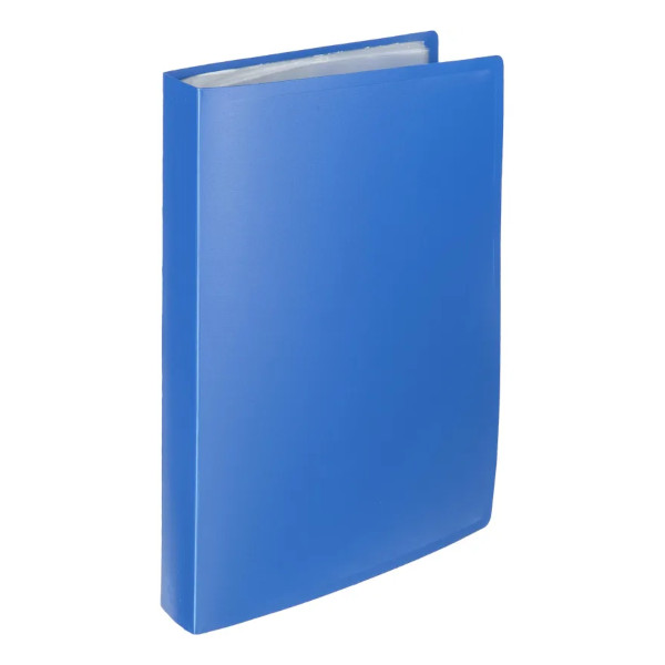 Папка 100 файлов А4, 40мм, 800мкм, синяя "Элементари" 1547367 Attache