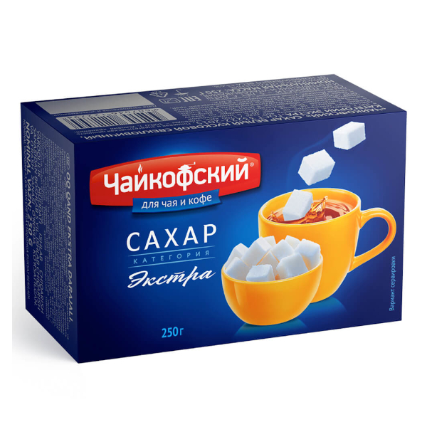 Сахар рафинад 0,25кг 54445 Чайкофский