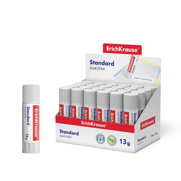 Клей-карандаш 13г, ПВП "Standard" EК48030 Erich Krause