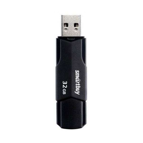 Память Flash Drive 32Gb Smartbuy Clue, черный SB32GBCLU-K