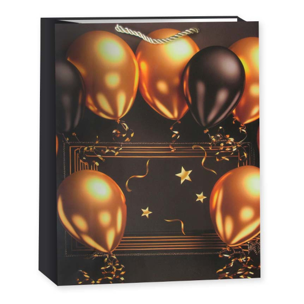 Пакет бумажный 40*31*12см "Праздничные шары. Дизайн 2" 503147 Дон Баллон