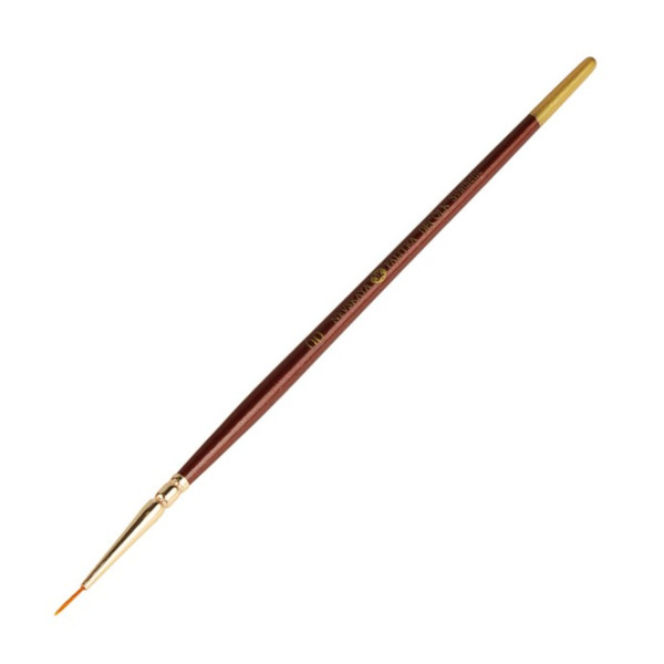 Кисть синтетика №00 "Decola" 1,2мм, круглая, короткая ручка 2066769 Невская Палитра