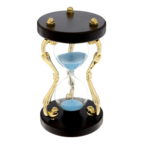 Часы песочные 5 мин. "Амли" 13,5*7,5см, стекло/пластик/дерево 2334713
