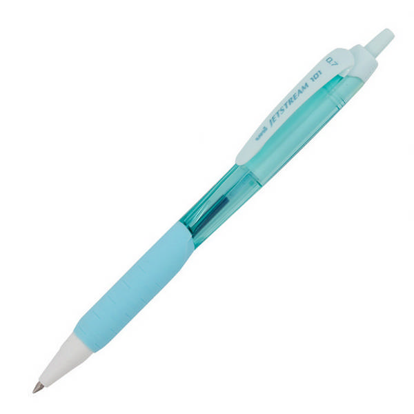 Ручка шар. автомат. 0,7мм, синий, бирюзовый корп. "Jetstream SXN-101FL-07" 120285 UNI