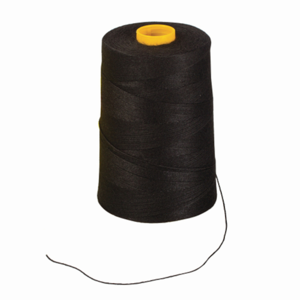 Нить прошивная Brauberg лавсановая, 1мм, 1000м черная ЛШ-210/603771