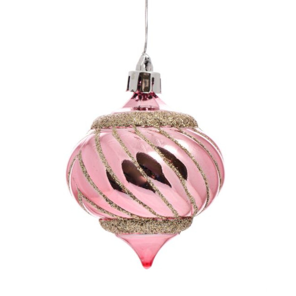 Подвесное украшение из пластика "Капелька в розовом" 6*6*7,5см 89155 Феникс-Презент