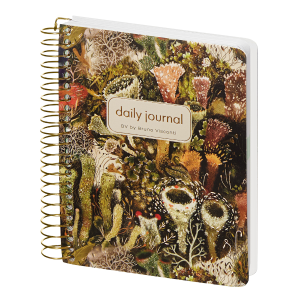 Ежедневник А6 не дат Bruno Visconti "Flora. Эльфийский лес" спираль, тв.обл., картон 3-703/05