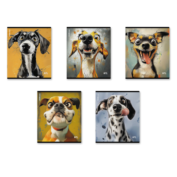 Тетрадь 48л А5+ клетка "Goofy" картон, ассорти 64871 Erich Krause