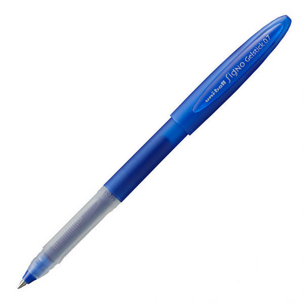 Ручка гелевая 0,7мм, синий, синий корп. "Signo" UM-170 UNI