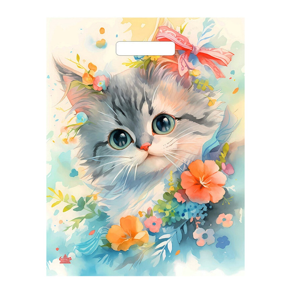 Пакет полиэтиленовый 31*40см "Натюркот" 30мкм, вырубная ручка н00277978 ТикоПластик