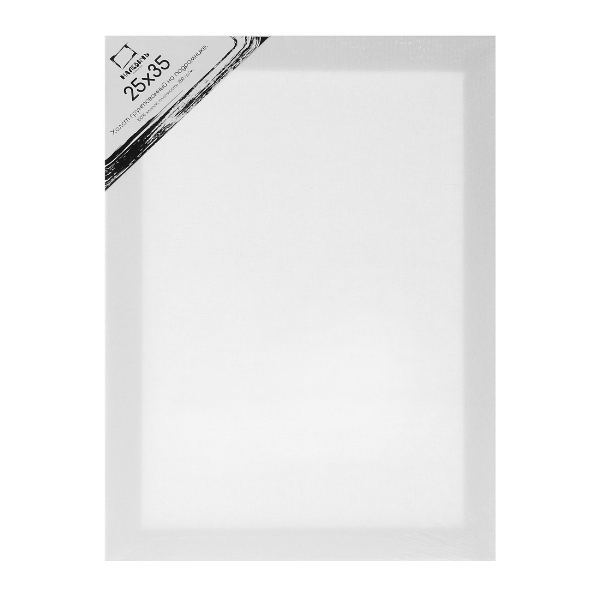 Холст грунтованный на подрамнике 25*35см, 280г/м2, мелкое зерно, хлопок 232535 Малевичъ