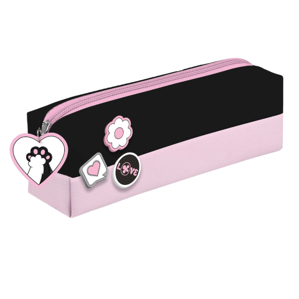 Пенал-косметичка 1 отд., 20*6*5,5см "Котолапы" без напол., полиуретан 72126 Феникс+