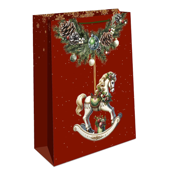 Пакет бумажный 14,5*11,5*6,5см "Лошадка" 0191.596 Арт Дизайн