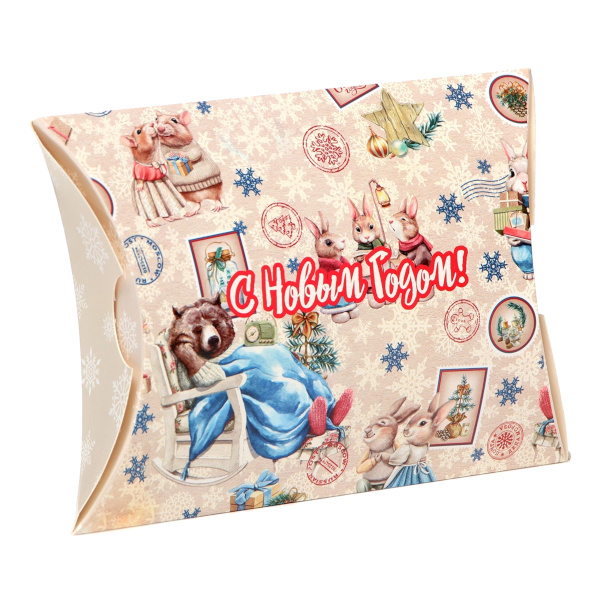 Коробка складная 19*14*4см "С Новым Годом! Уют" 10480279 Upak land