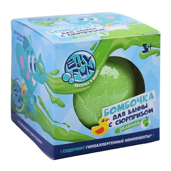 Набор для творчества Ellyfun "Бомбочка для ванны" зеленый EF010