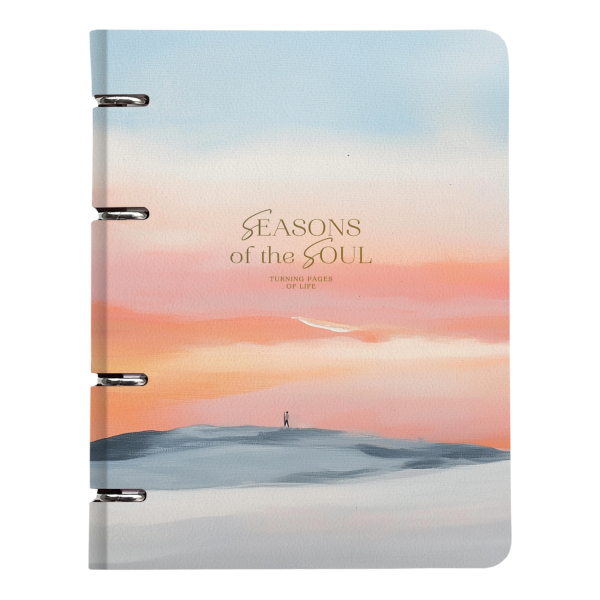 Тетрадь 120л А5+ клетка на кольцах "Seacoast. Закат" картон, рисунок N6350 Be Smart