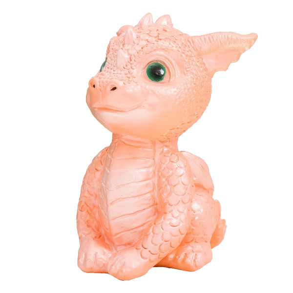 Копилка "Дракоша" 17,5*11,5*12,5см, гипс, персик 9847437