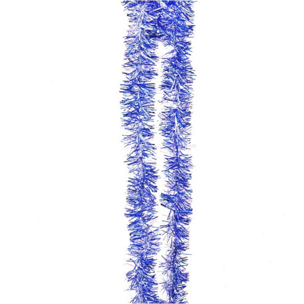Мишура новогодняя "Снежный вихрь" синий 3*200см НУ-6197 Миленд