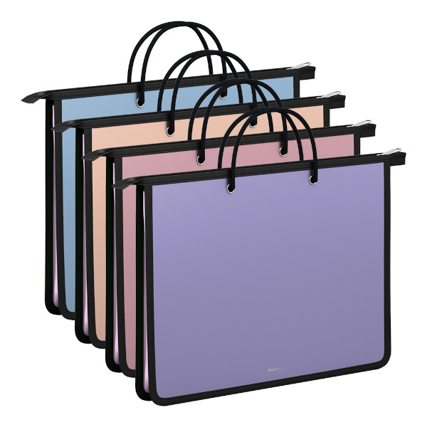 Папка на молнии А4, пластик, 600мкм, ручки, ассорти "Matt Manga" 61200 Erich Krause