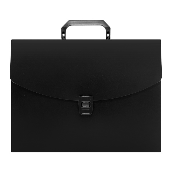 Портфель Бюрократ 1 отд., А4, пластик, черный BPP01BLCK