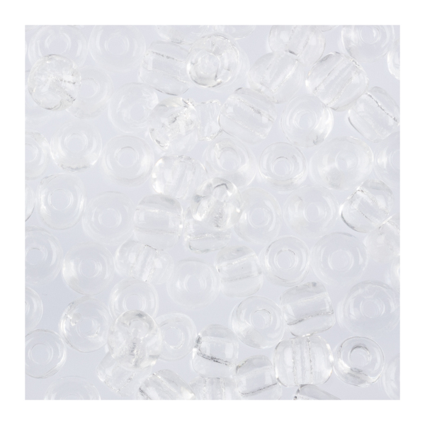 Бисер "Zlatka" (0001-0013) №0001 прозрачный 10гр GR06/0