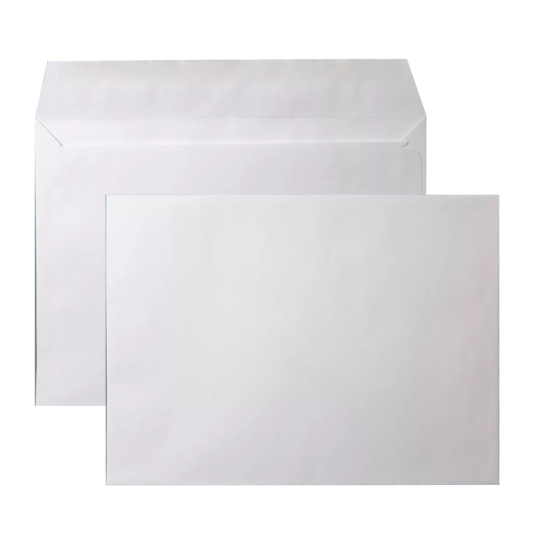 Конверт С4 229*324мм без окна, без запечатки, декстрин, 100гр/м2 В-Вн Н* 44017 РПФ