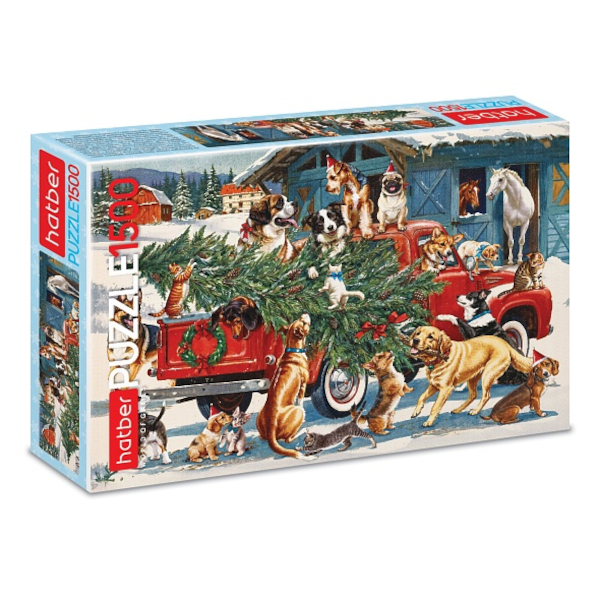 Пазлы 1500 элем. "Праздник на ферме" А2 480*670мм 1500ПЗ2_35288 Hatber