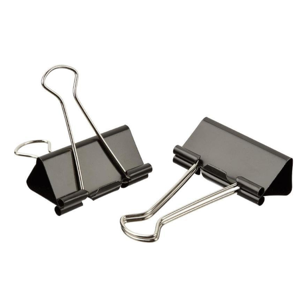Зажим 51мм черный 509190 (1шт) Attache
