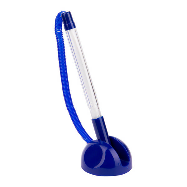 Ручка шар на липучке OfficeSpace "Reception " синяя, корпус синий 0,7мм TBbu_16080