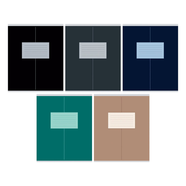 Тетрадь 18л А5 клетка "Dark Shades" картон, ассорти ТК189408 Listoff