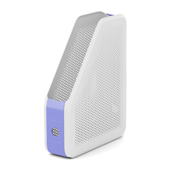 Лоток вертикальный "Forte. Pastel" 75мм, пластик, белый-фиолетовый 55619 Erich Krause