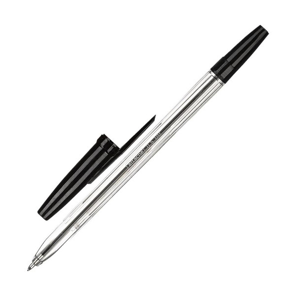 Ручка шар. 0,7мм, черный, прозрач. корп. "Economy. Elementary" 737053 Attache