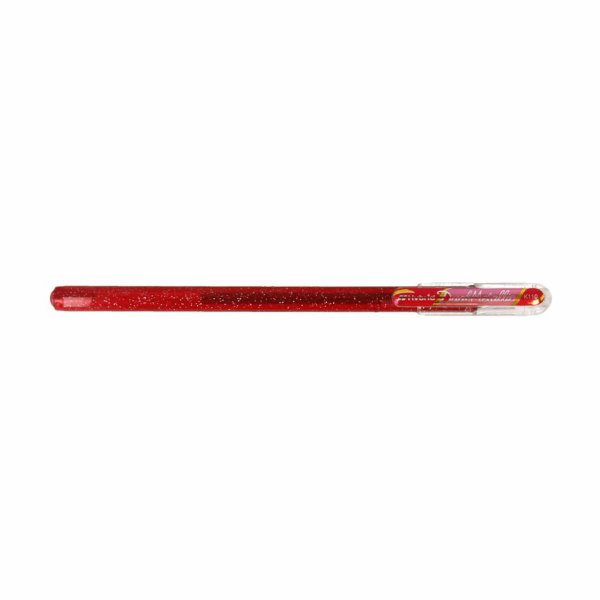 Ручка гелевая 1мм, розовый, розовый. корп. "Hybrid Dual Metallic" K110-DDX Pentel