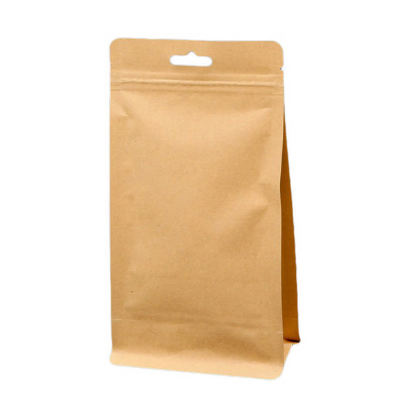 Пакеты на молнии Zip-Lock Крафт с плоским дном 12*22см (1шт) 3710474 Upak land