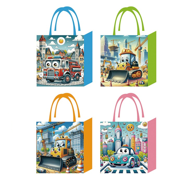 Пакет неткан.мат-л 23*25*12см "Транспорт" ассорти M-8221 MAZARI ТМ