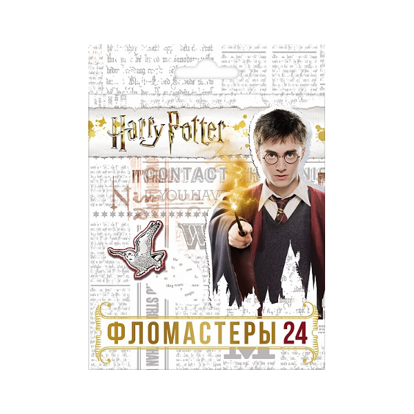 Фломастеры Hatber "VK. Гарри Поттер" 24цв, карт.уп., с европ. BFk_24121