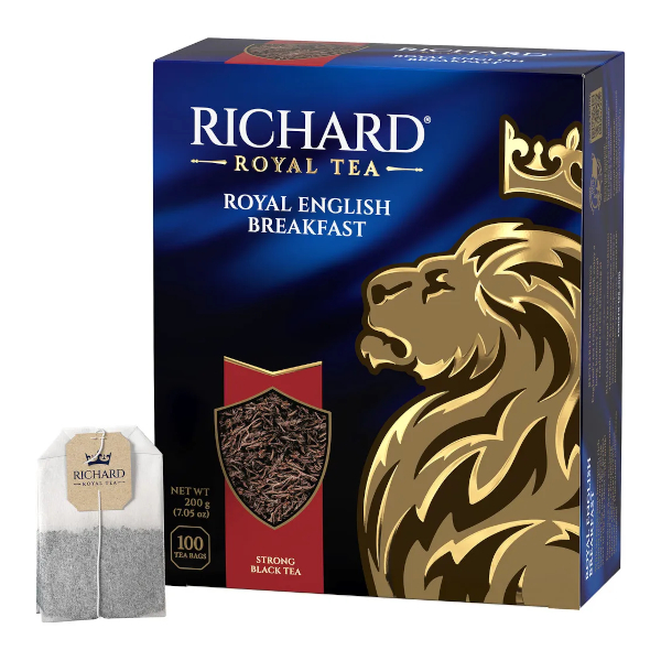 Чай черный "Richard. Royal English Вreakfast" 2гр*100шт (100270, 102184)
