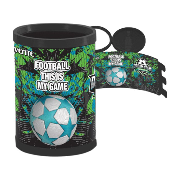 Подставка-стакан для пиш. прин. "Football" 11,1*8см, кругл., пластик 4104305 deVENTE