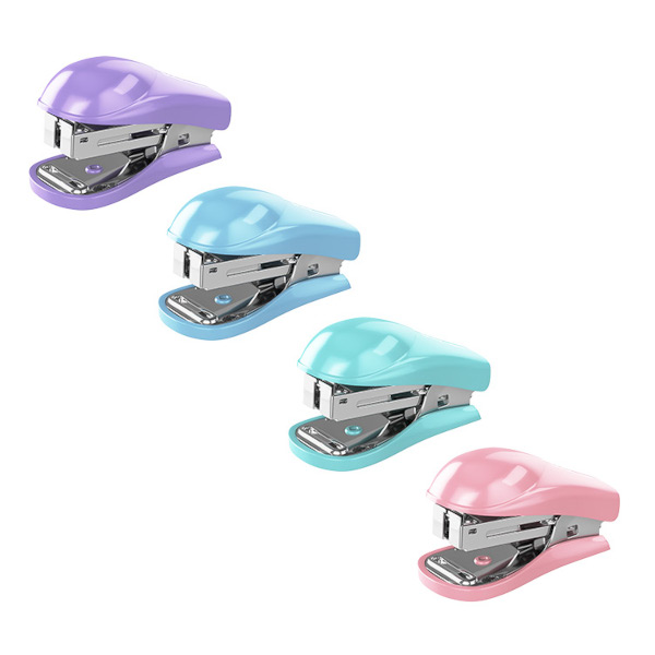 Степлер-мини №10, 15л, пластик, антистеплер, ассорти "Compact Pastel" 61734 Erich Krause