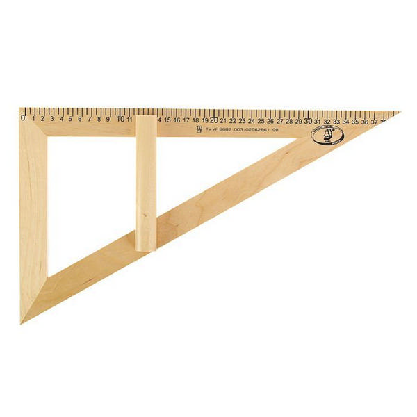 Треугольник для классной доски 30град, 40см, деревянный С364 Можга