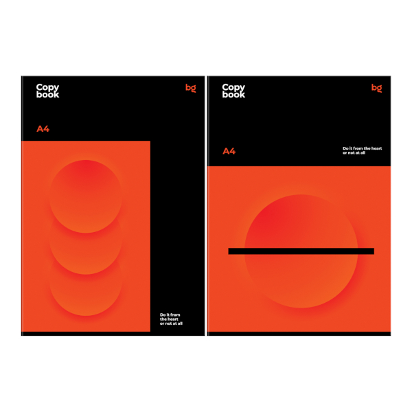 Тетрадь 96л А4 линейка "For your notes" картон, ассорти Т4ск96 06288 BG