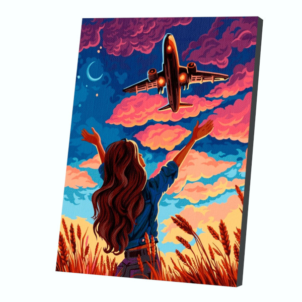 Картина по номерам Школа талантов 40*50см "Воздушные мечты" 7153394