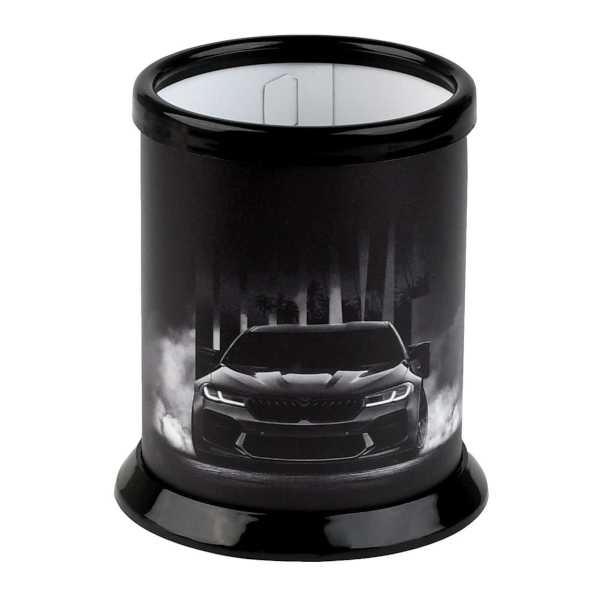 Подставка-стакан для пиш. прин. "Драйв" 7,6*7,6*10см, кругл., пластик 73382 Феникс+