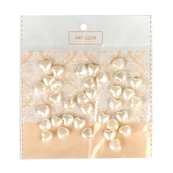 Набор бусин для творчества "Жемчужное сердце" 4467086 Арт Узор