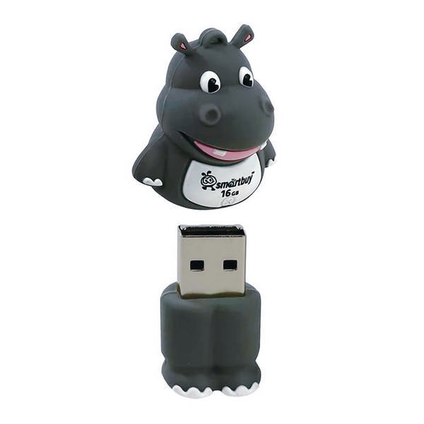 Память Flash Drive 16Gb USB Smartbuy Wild series Hippo SB16GBHIP